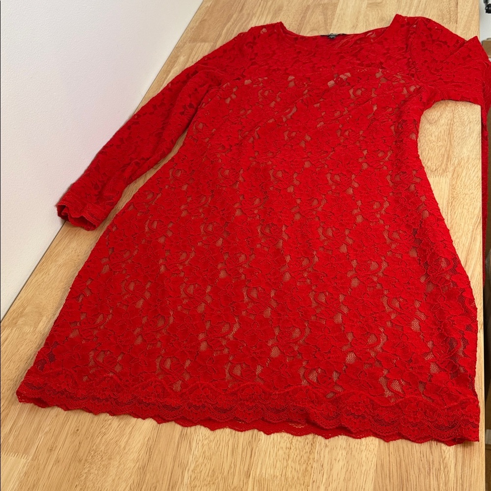 Red Lace Dress